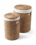 Þvottakarfa m/loki Laundry Hamper 2 stk