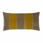 Púði STRIPE 40x75 taupe/golden olive